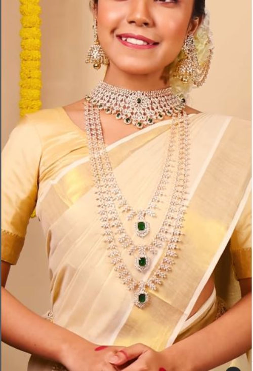 AD Diamond Unique Jewellery Sets