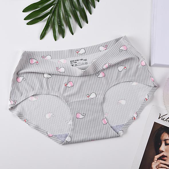 Intimate thread Seamless Breathable Printed Panties
